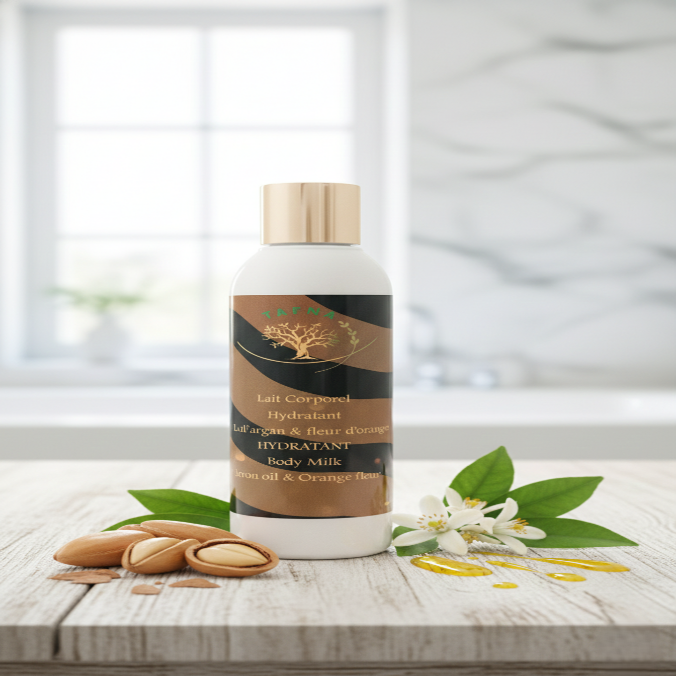 Lait Corporel à l’Huile d’Argan & Fleur d’Oranger