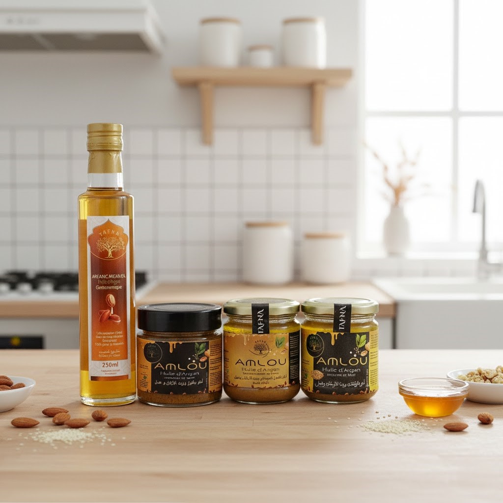 Coffret Huile d'Argan & Amlou